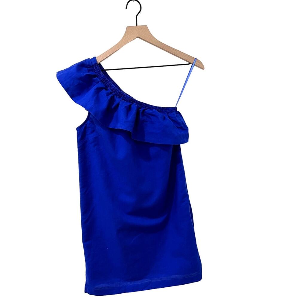 J.Crew One Shoulder Linen Dress